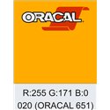 Oracal 651 Golden Yellow