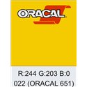 Oracal 651 Light Yellow