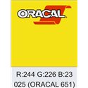 Oracal 651 Brimstone Yellow