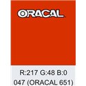 Oracal 651 Orange Red