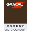 Oracal 651 Brown