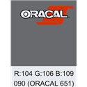 Oracal 651 Silver Grey