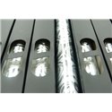 Lamina Foil Rosas plata n109