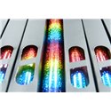 Lamina Foil Galaxy Multi Stripes n120