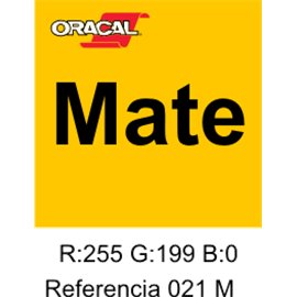 Oracal 631 Amarillo 021 MATE