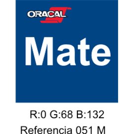Oracal 631 Gentian Blue 051 MATE