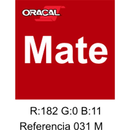 Oracal 631 Rojo 032 MATE