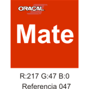 Oracal 631 Orange Red 047 MATE
