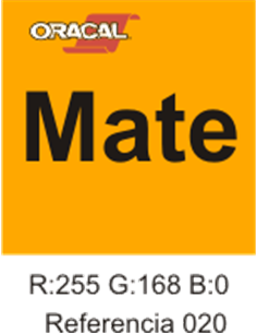 Oracal 631 Amarillo Golden 020 MATE