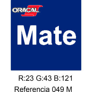 Oracal 641 King Blue 049 MATE