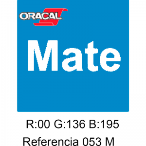 Oracal 641 Light Blue 053 MATE