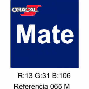 Oracal 641 Yellow Cobalt Blue 065 MATE