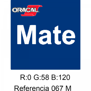 Oracal 641 Blue 067 MATE