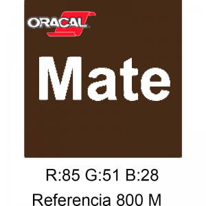 Oracal 641 Nougat Brown 800 MATE