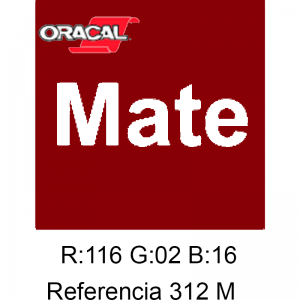 Oracal 641 Burdeos 312 MATE