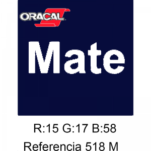 Oracal 641 Steel Blue 518 MATE
