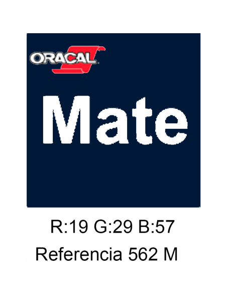 Oracal 641 Deep Sea Blue 562 MATE