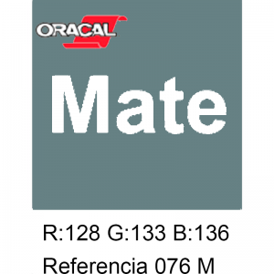 Oracal 641 Telegrey 076 MATE