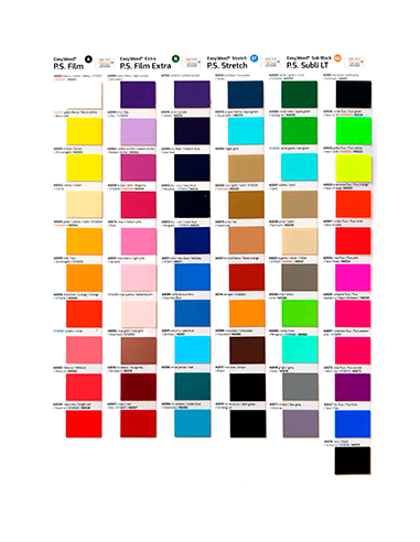 Carta de colores Siser