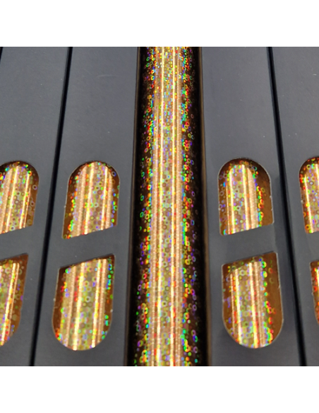 Lamina Foil Galaxy Bubble Gold n133