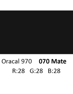 Oracal 970 RA 070 Black Mate