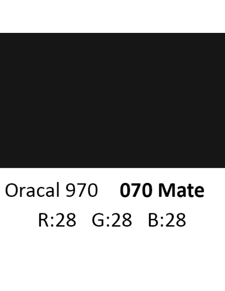 Oracal 970 RA 070 Black Mate