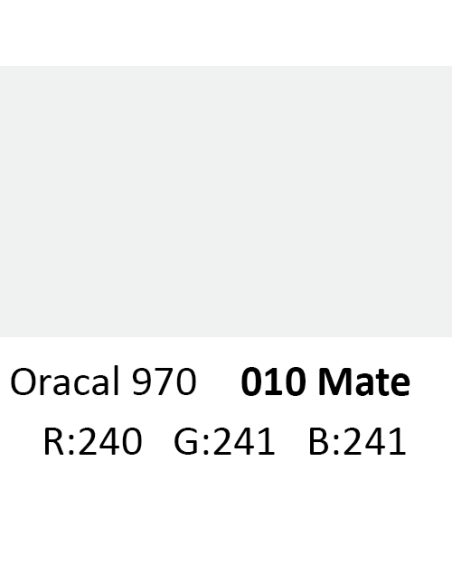Oracal 970 RA 010 White Mate