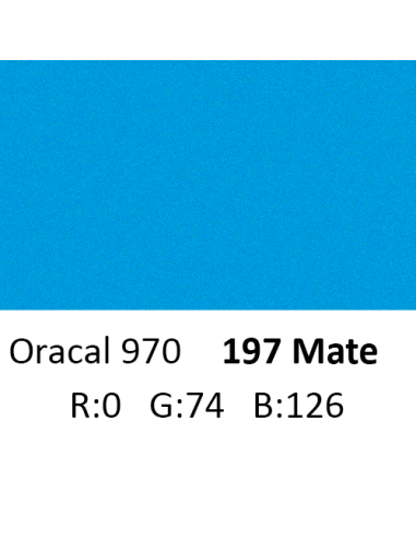 Oracal 970 RA 197 Azure Metallic