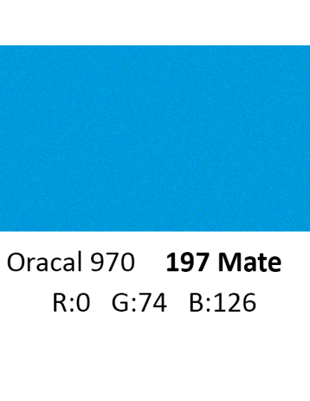 Oracal 970 RA 197 Azure Metallic