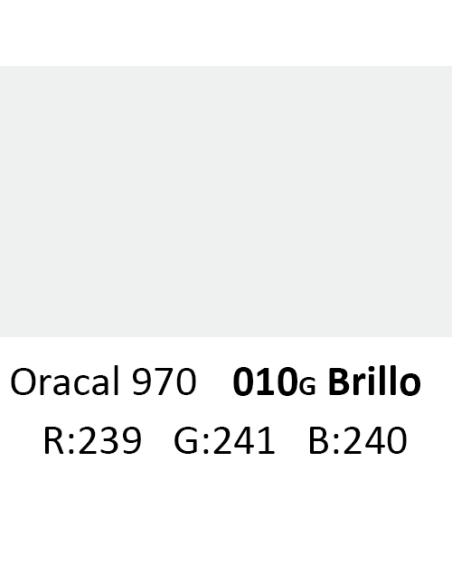 Oracal 970 RA 010G White Brillo