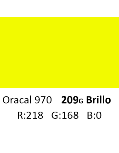 Oracal 970 RA 209G Maize Yellow