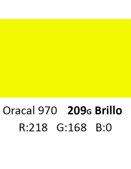 Oracal 970 RA 209G Maize Yellow