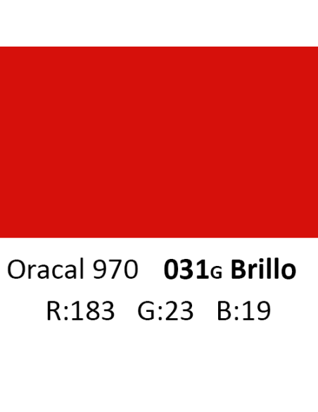 Oracal 970 RA 031G Red