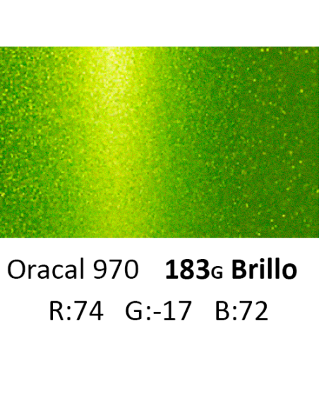 Oracal 970 RA 183G Sparkling Citrus Fury