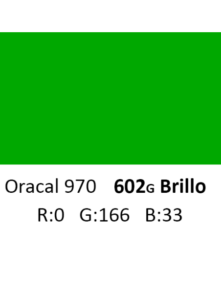 Oracal 970 RA 602G Grass Green