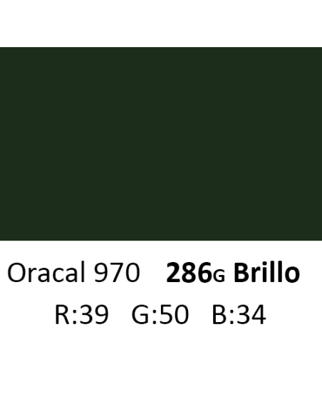 Oracal 970 RA 286G Bottle Green