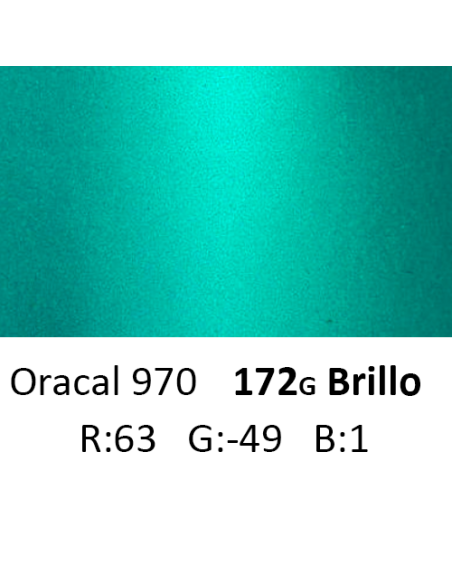 Oracal 970 RA 172G Turbo Turquoise