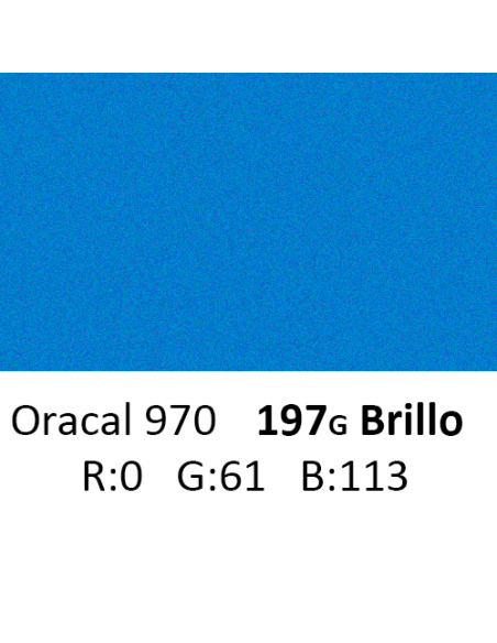 Oracal 970 RA 197G Azure Metallic