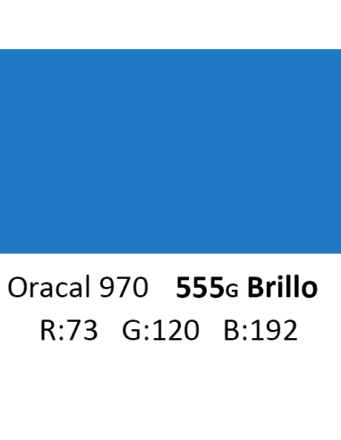 Oracal 970 RA 555G Glacier Blue