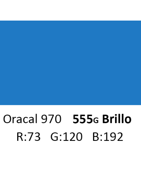 Oracal 970 RA 555G Glacier Blue