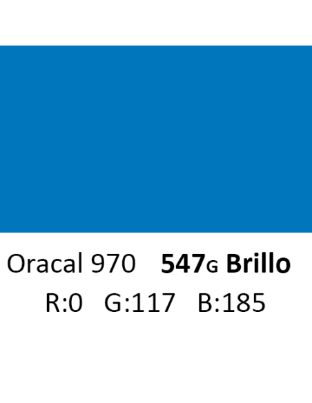Oracal 970 RA 547G Fjord Blue
