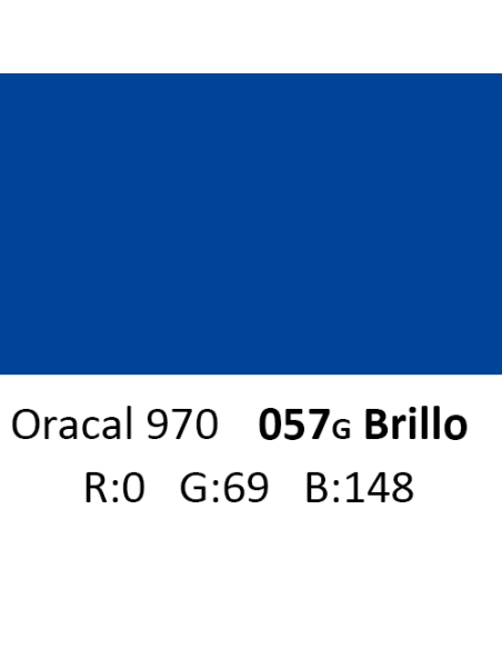 Oracal 970 RA 057G Traffic Blue