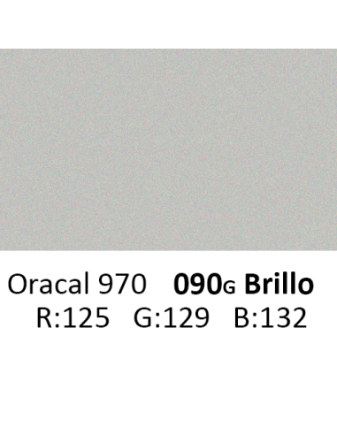 Oracal 970 RA 090G  Silver Grey
