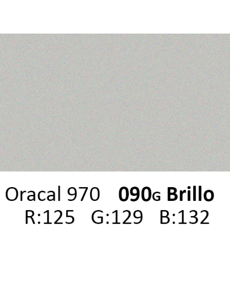 Oracal 970 RA 090G  Silver Grey
