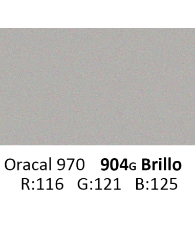 Oracal 970 RA 904G  Silver Lake