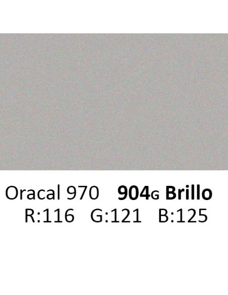 Oracal 970 RA 904G  Silver Lake
