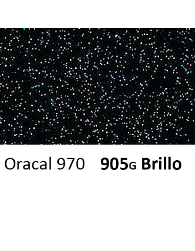Oracal 970 RA 905G Black Galactic Gold