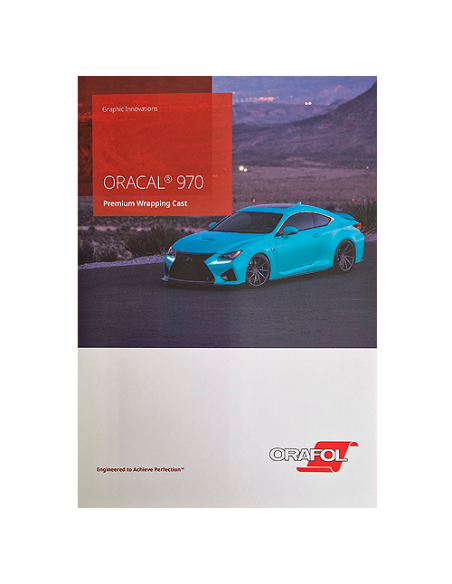 Carta de colores Oracal 970 Premium Wrapping Cast