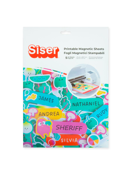 Imán Siser imprimible A4