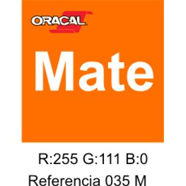 Oracal 631 Pastel Orange 035 MATE